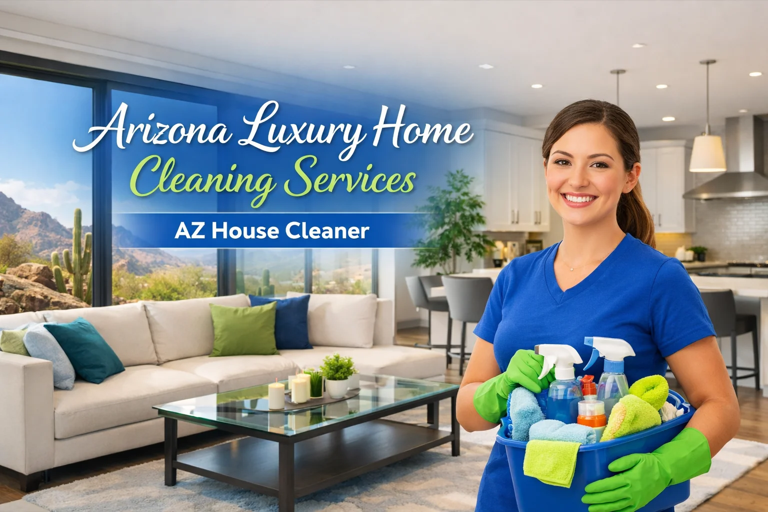 Luxury home cleaning services in Arizona by AZ House Cleaner for high-end, spotless homes