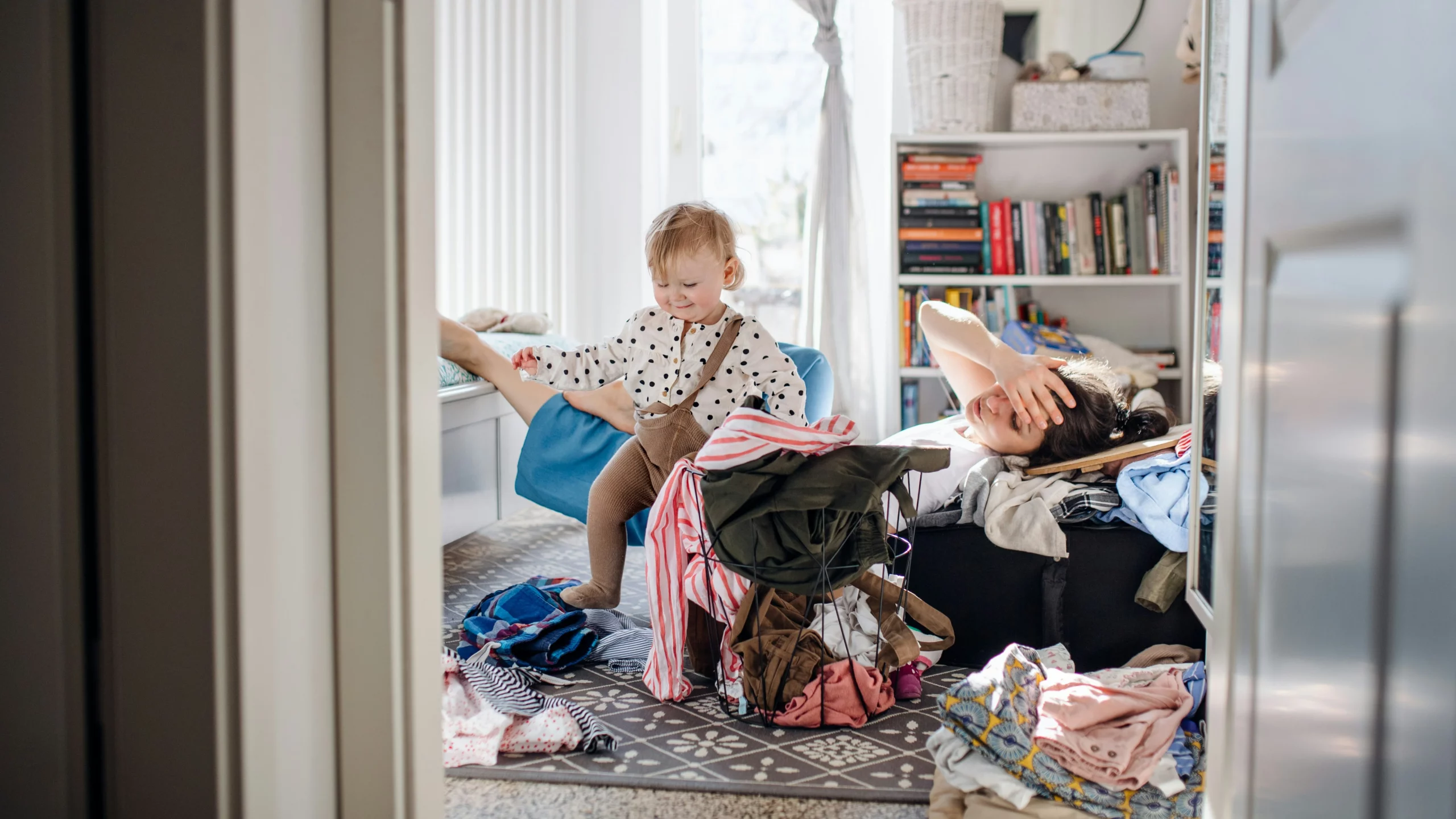 Messy home scene that makes families wonder is my house too dirty for a cleaning service