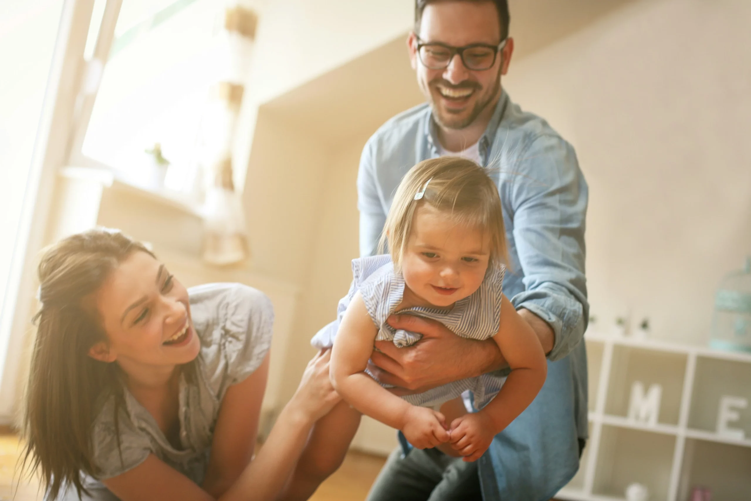 image of a family enjoying their clean home after house cleaning services scottsdale az