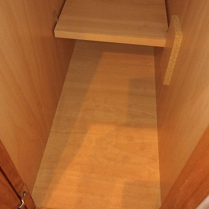 Same kitchen cabinet clean inside after a cleaning in Sedona, AZ